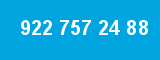 922 757 24 88 922 757 24 88